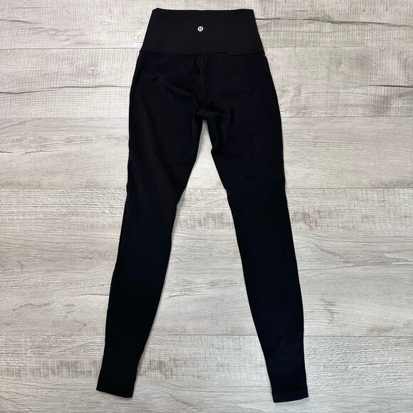 Lululemon Black Athletic Pants Womens Small Activewear Exercise Workout Gym Yoga - Picture 4 of 4